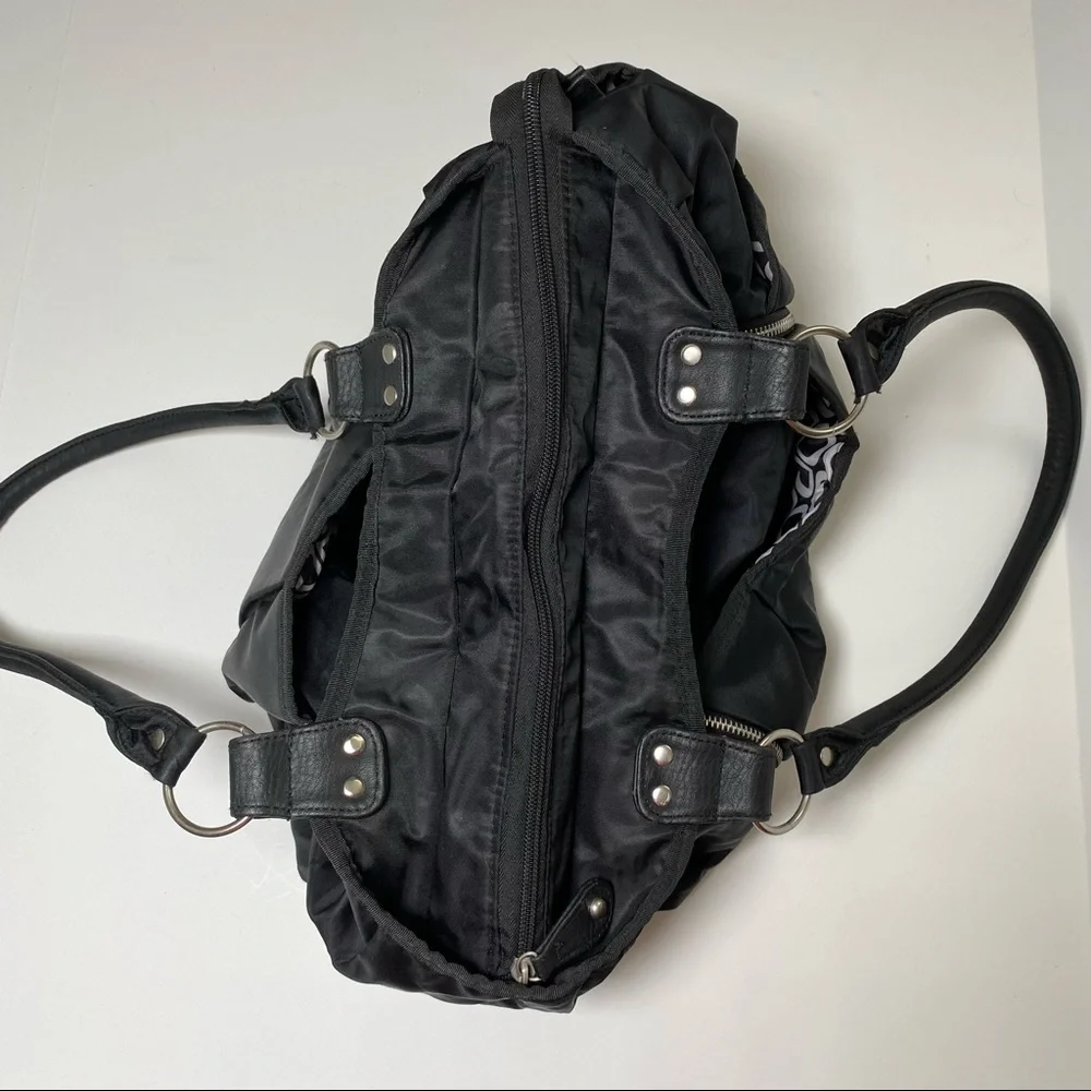 Carter's Fashion Front Double Zip Diaper Bag Black